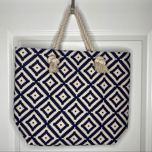 summer & rose Handbags - Summer & Rose Geometric Tote Bag – Stylish and Spacious